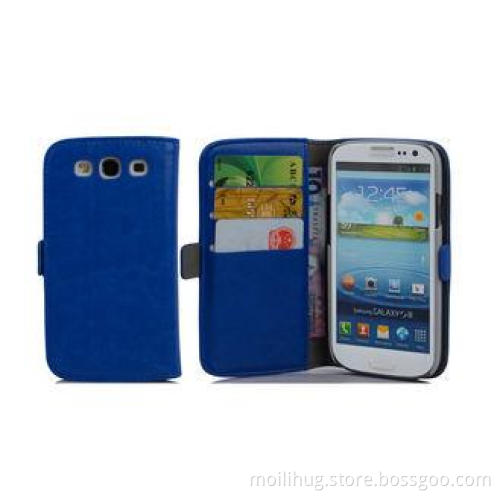 Multi Color Samsung Phone Leather Cases with Wallet Design